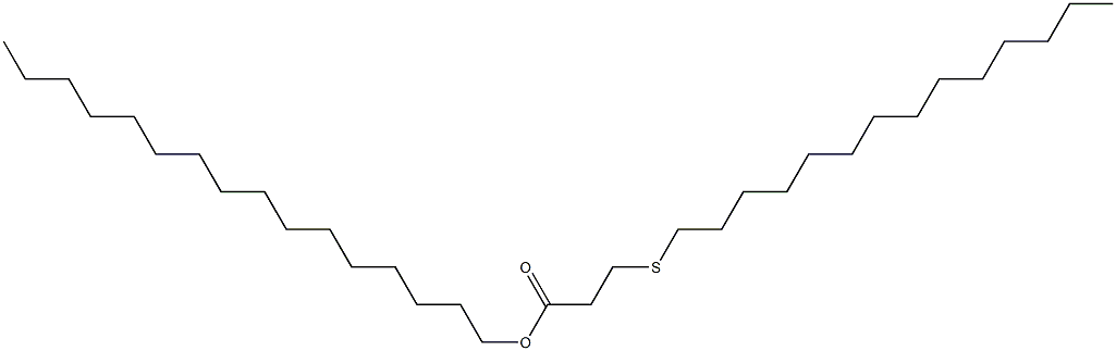 3-(Tetradecylthio)propionic acid hexadecyl ester Struktur