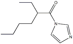 1-(2-Ethylhexanoyl)-1H-imidazole Struktur