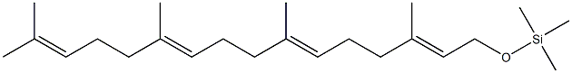 [(3,7,11,15-Tetramethyl-2,6,10,14-hexadecatetren-1-yl)oxy]trimethylsilane Struktur