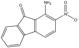 1-Amino-2-nitro-9H-fluoren-9-one Struktur