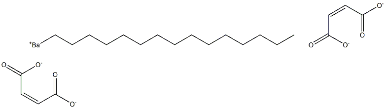 Bis(maleic acid 1-pentadecyl)barium salt Struktur