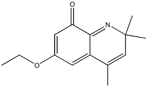 6-Ethoxy-2,2,4-trimethylquinolin-8(2H)-one Struktur