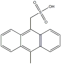 (10-Methylanthracen-9-yl)methanesulfonic acid Struktur