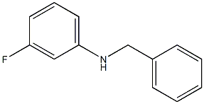 N-(3-Fluorophenyl)benzenemethanamine Struktur