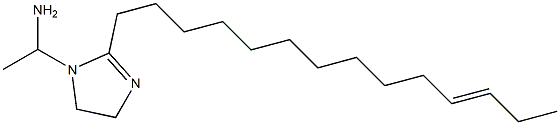 1-(1-Aminoethyl)-2-(11-tetradecenyl)-2-imidazoline Struktur