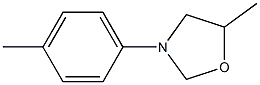 3-(4-Methylphenyl)-5-methyloxazolidine Struktur