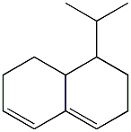 3,4,4a,5,6,7-Hexahydro-5-isopropylnaphthalene Struktur