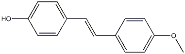 (E)-4'-Methoxystilbene-4-ol Struktur