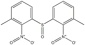 Methyl(2-nitrophenyl) sulfoxide Struktur