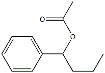 Acetic acid 1-phenylbutyl ester Struktur