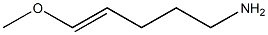 (E)-5-Methoxy-4-pentenylamine Struktur