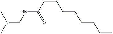 N-[(Dimethylamino)methyl]nonanamide Struktur