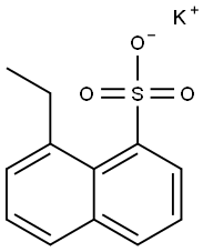 8-Ethyl-1-naphthalenesulfonic acid potassium salt Struktur