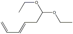 3,5-Hexadienal diethyl acetal Struktur