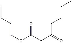 3-Ketoenanthic acid butyl ester Struktur