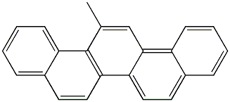 13-Methylpicene Struktur