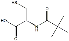 N-Pivaloyl-L-cysteine Struktur