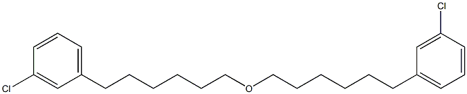 3-Chlorophenylhexyl ether Struktur