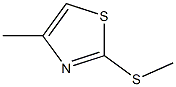 2-(Methylthio)-4-methylthiazole Struktur