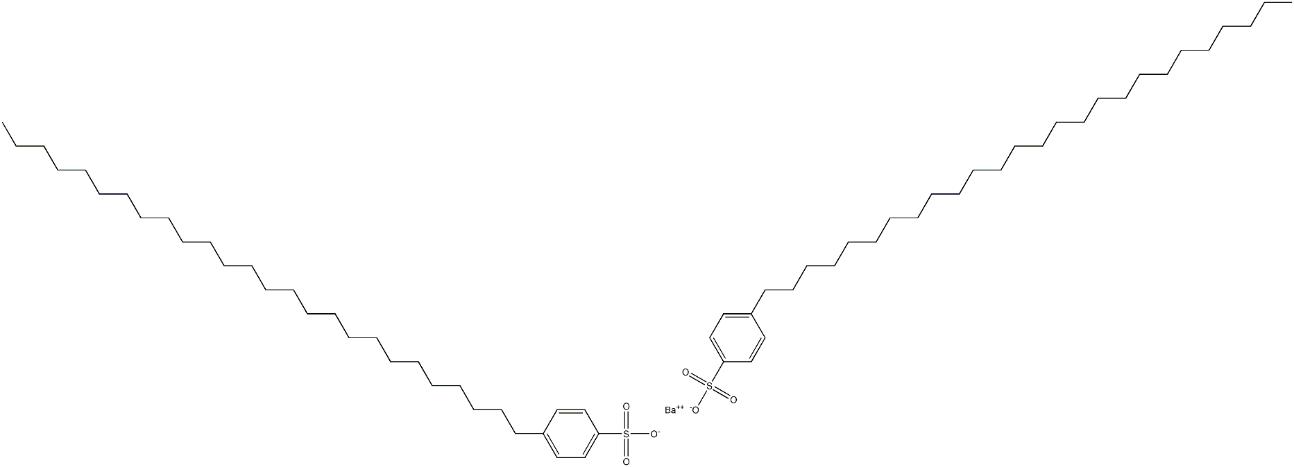 Bis(4-hexacosylbenzenesulfonic acid)barium salt Struktur