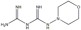 1-Morpholinobiguanide Struktur