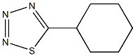 5-Cyclohexyl-1,2,3,4-thiatriazole Struktur