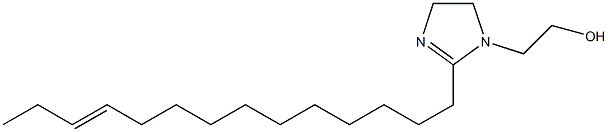 2-(11-Tetradecenyl)-2-imidazoline-1-ethanol Struktur