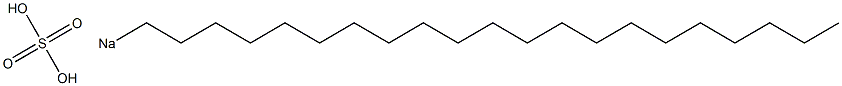 Sulfuric acid henicosyl=sodium salt Struktur