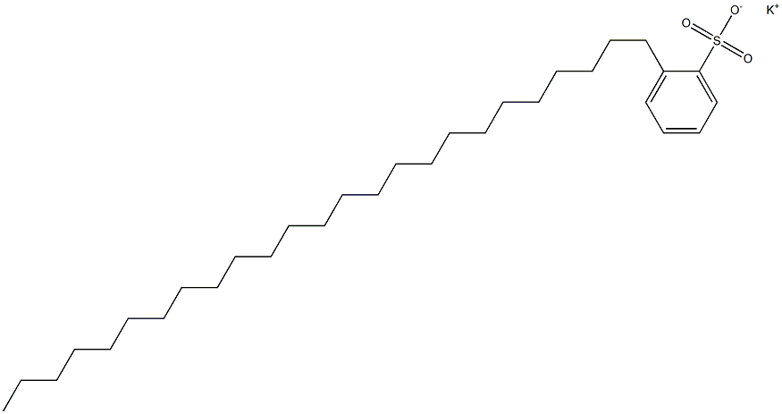 2-Pentacosylbenzenesulfonic acid potassium salt Struktur