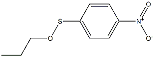 4-NitrobenzeneSulfenic acid propyl ester Struktur