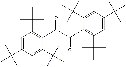 1,2-Bis(2,4,6-tri-tert-butylphenyl)ethane-1,2-dione Struktur