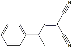 3-Phenyl-1-butene-1,1-dicarbonitrile Struktur