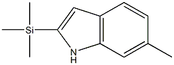 2-Trimethylsilyl-6-methyl-1H-indole Struktur