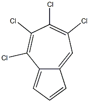 4,5,6,7-Tetrachloroazulene Struktur