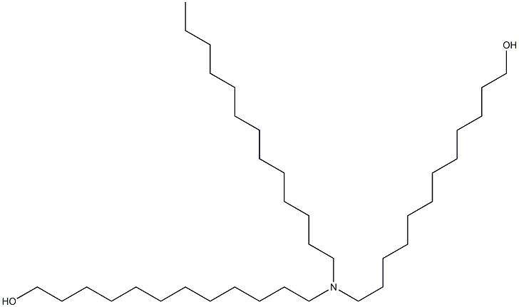 12,12'-(Tridecylimino)bis(1-dodecanol) Struktur