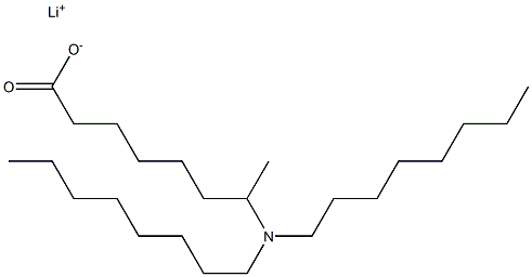 7-(Dioctylamino)octanoic acid lithium salt Struktur