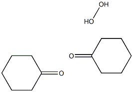 Cyclohexanone peroxide (containing methyl substitnted derov. number of methyl group 16) Struktur