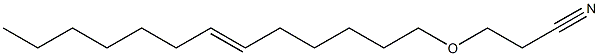 3-(6-Tridecenyloxy)propionitrile Struktur