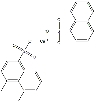 Bis(4,5-dimethyl-1-naphthalenesulfonic acid)calcium salt Struktur