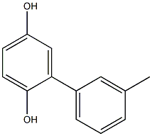 3'-Methyl-1,1'-biphenyl-2,5-diol Struktur