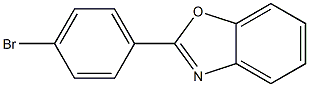 2-(4-Bromophenyl)benzoxazole Struktur