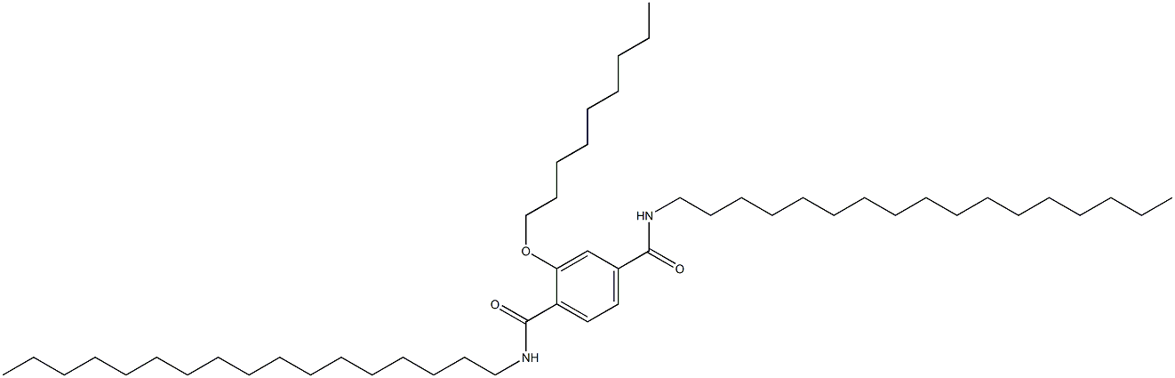 2-(Nonyloxy)-N,N'-diheptadecylterephthalamide Struktur