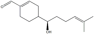 4-[(R)-1-Hydroxy-5-methyl-4-hexenyl]-1-cyclohexene-1-carbaldehyde Struktur