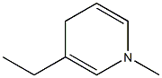 1-Methyl-3-ethyl-1,4-dihydropyridine Struktur