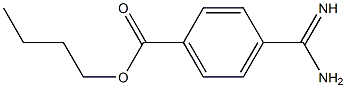 p-Amidinobenzoic acid butyl ester Struktur