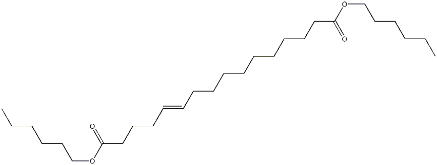 5-Hexadecenedioic acid dihexyl ester Struktur