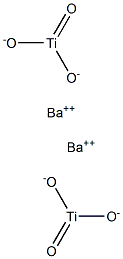 Titanic acid dibarium salt Struktur