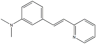 2-(3-(Dimethylamino)styryl)pyridine Struktur