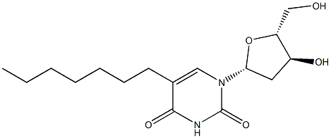 5-Heptyl-2'-deoxyuridine Struktur