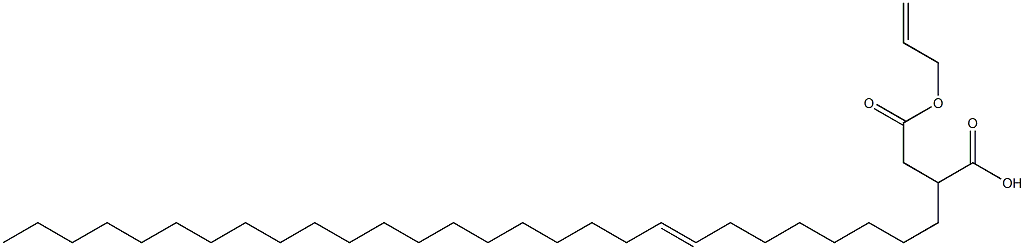 2-(8-Octacosenyl)succinic acid 1-hydrogen 4-allyl ester Struktur